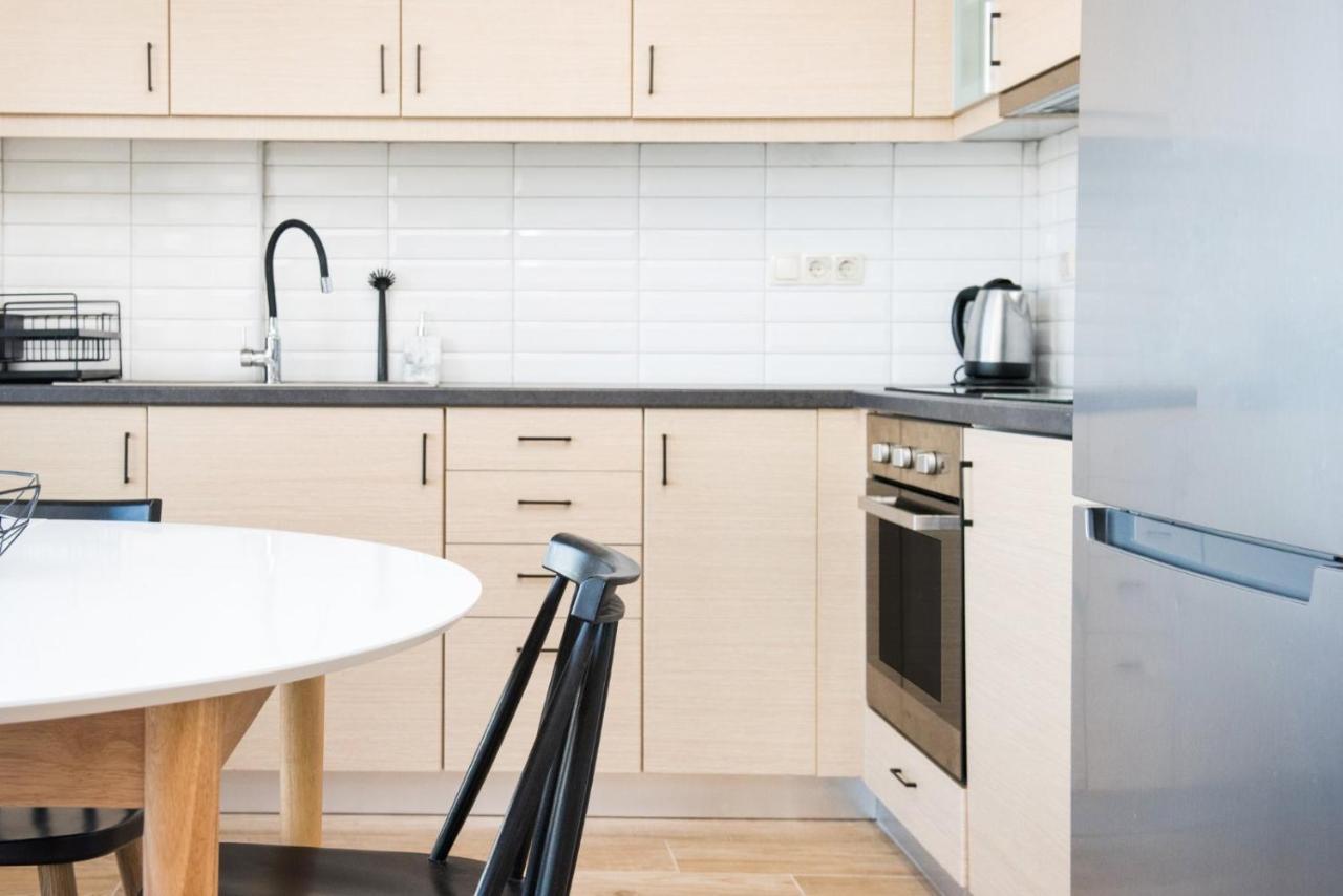 Playia Central - Kalyves Vacations Apartment エクステリア 写真